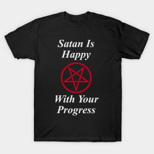 Funny Satanic Design T-Shirt